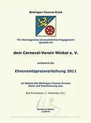 Ehrenamtspreis 2011