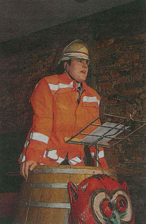 Franz Georg Eger kennt sich als Feuerwehrmann gut aus. ranz Georg Eger kennt sich als Feuerwehrmann gut aus.