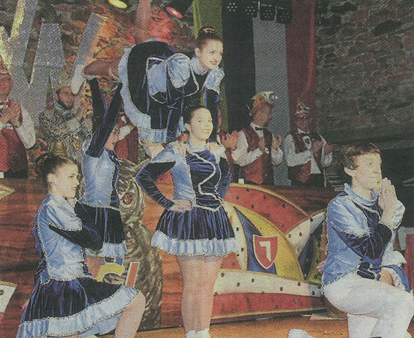 Die große Garde glänzte mit toller Choreografie.