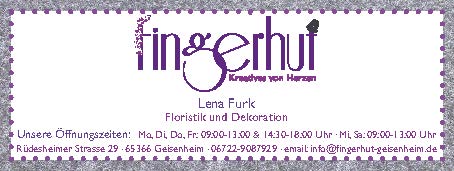Fingerhut  Floristik und Dekoration