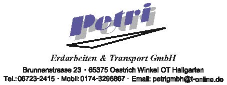 Petri Erdarbeiten und Transport GmbH